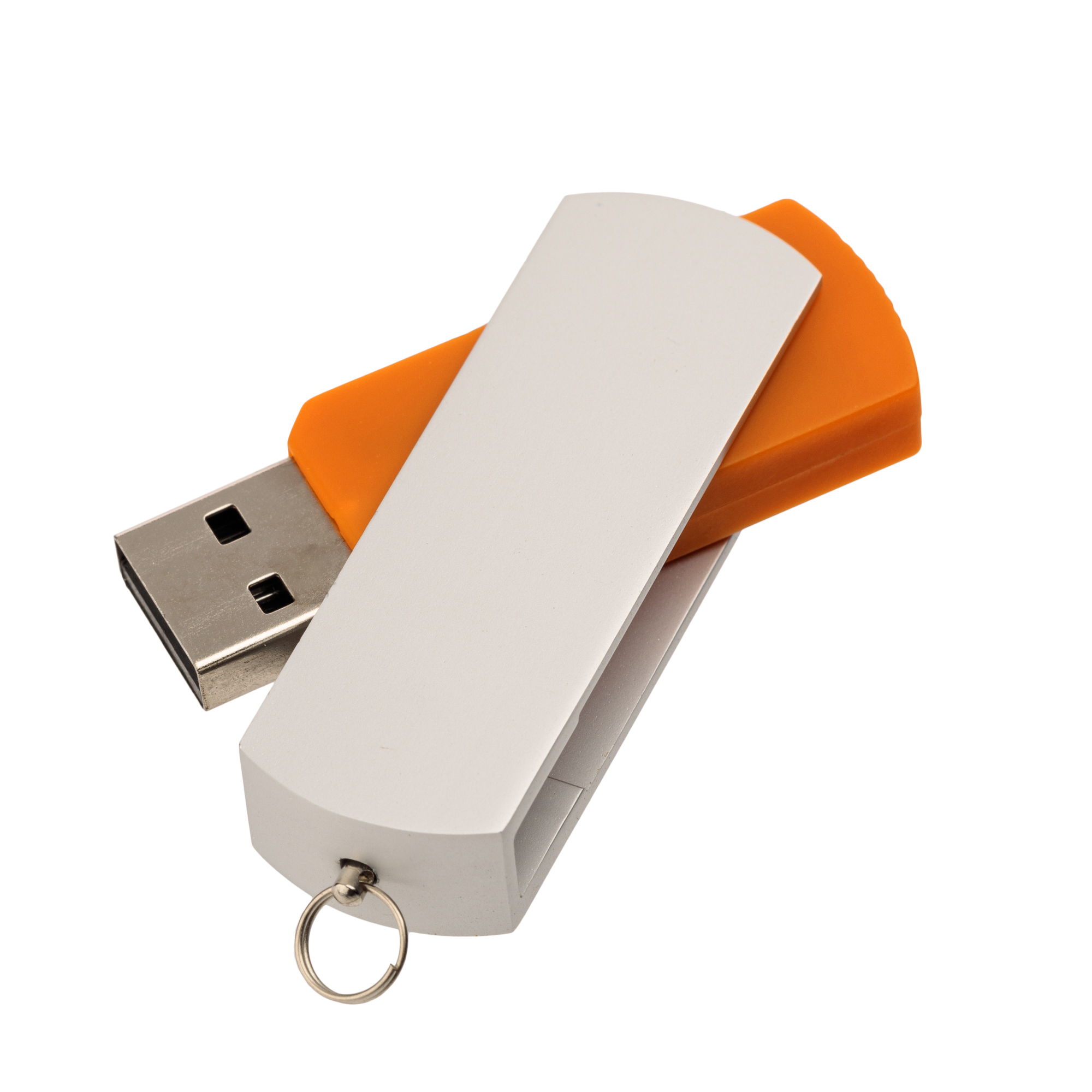 USB-флешка модель 107 (2.0), объем памяти 32 GB, цвет оранжевый