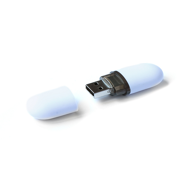 USB-флешка модель 184 Soft Touch, (USB 3.0), объем памяти 32 GB, цвет белый