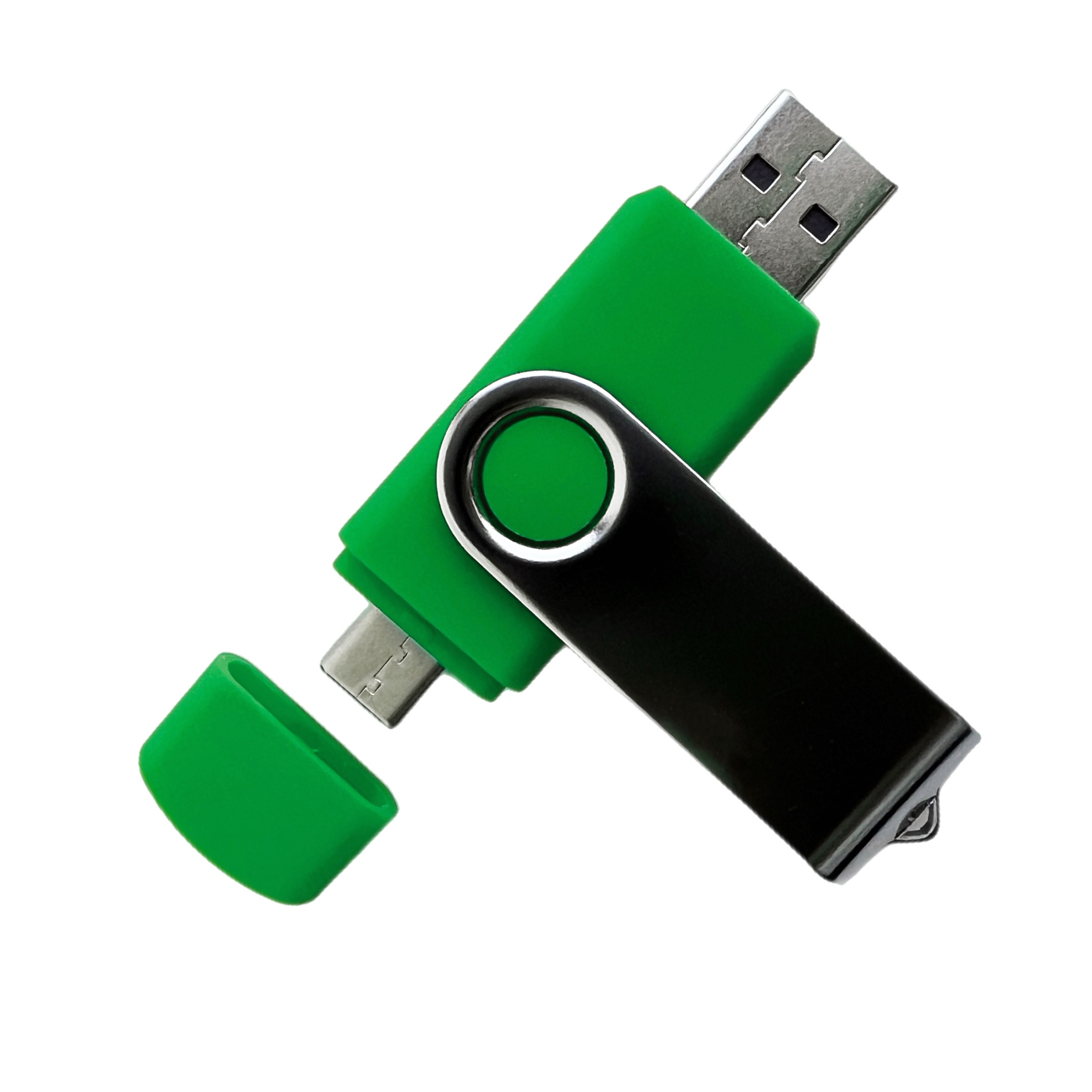 USB-флешка модель 104 OTG Type-C (3.0), объем памяти 32 GB, цвет зеленый