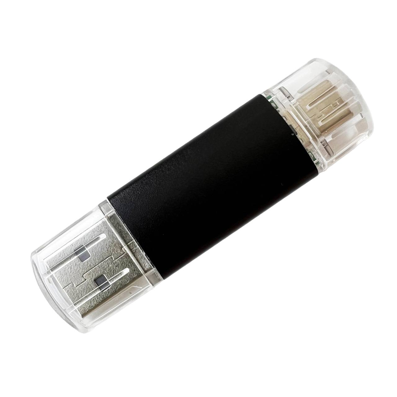 USB-флешка модель 120 OTG 2в1 TypeC (3.0), объем памяти 32 GB, цвет черный