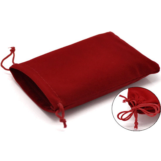 Упаковка №2 Мешочек бархатный красный (15х12см)