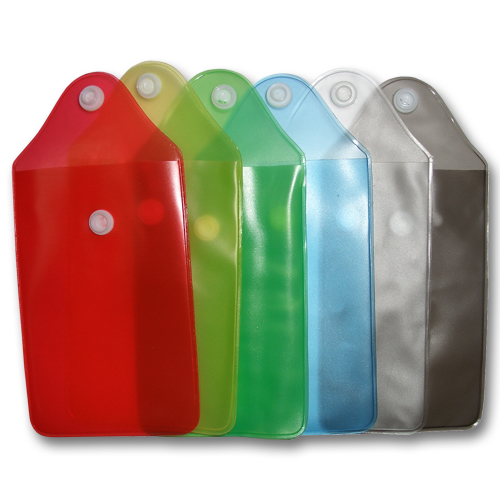 Упаковка № 4 - кармашек для флешек пластиковый (красный)