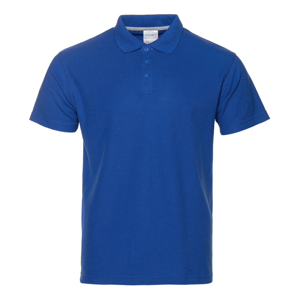 Рубашка поло мужская STAN 185 синяя