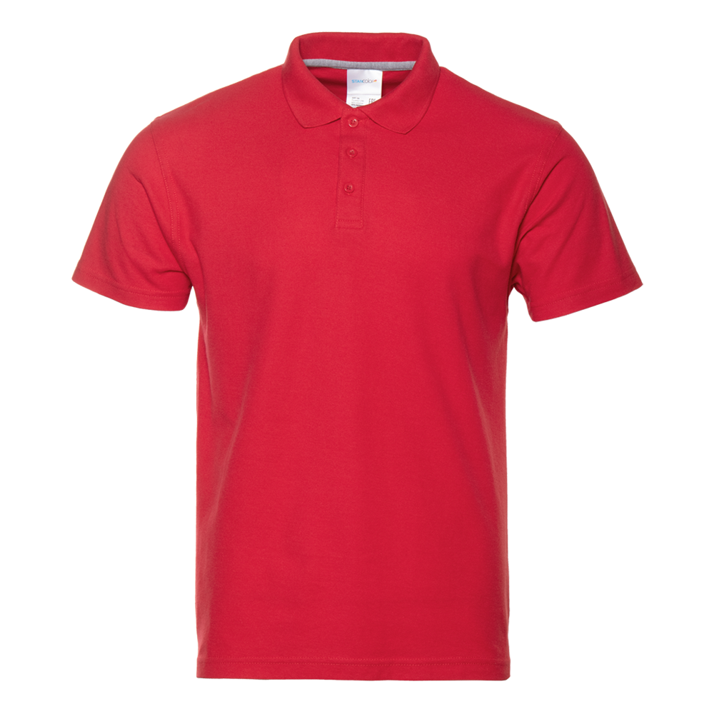 Рубашка поло мужская STAN 185 красная