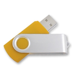USB-флешка модель 104, USB 3.0, объем памяти 32 GB, цвет желтый