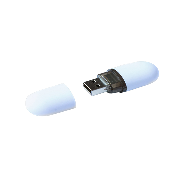 Флешка Soft Touch, объем памяти 512 MB, цвет W