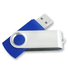 USB-флешка модель 104, USB 2.0 объем памяти 4 GB, цвет синий