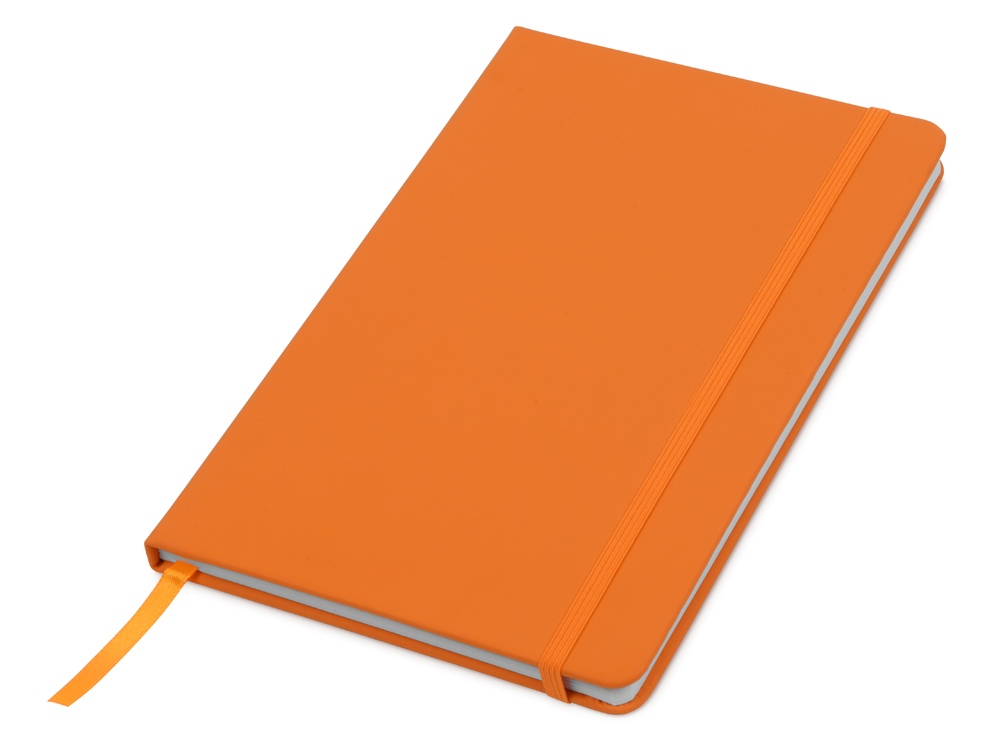 Блокнот А5 «Spectrum» с линованными страницами оранжевый