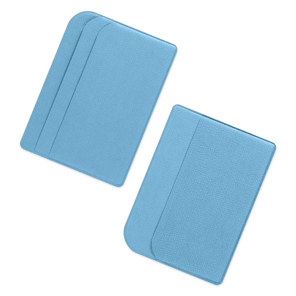 Футляр для пластиковых карт голубой