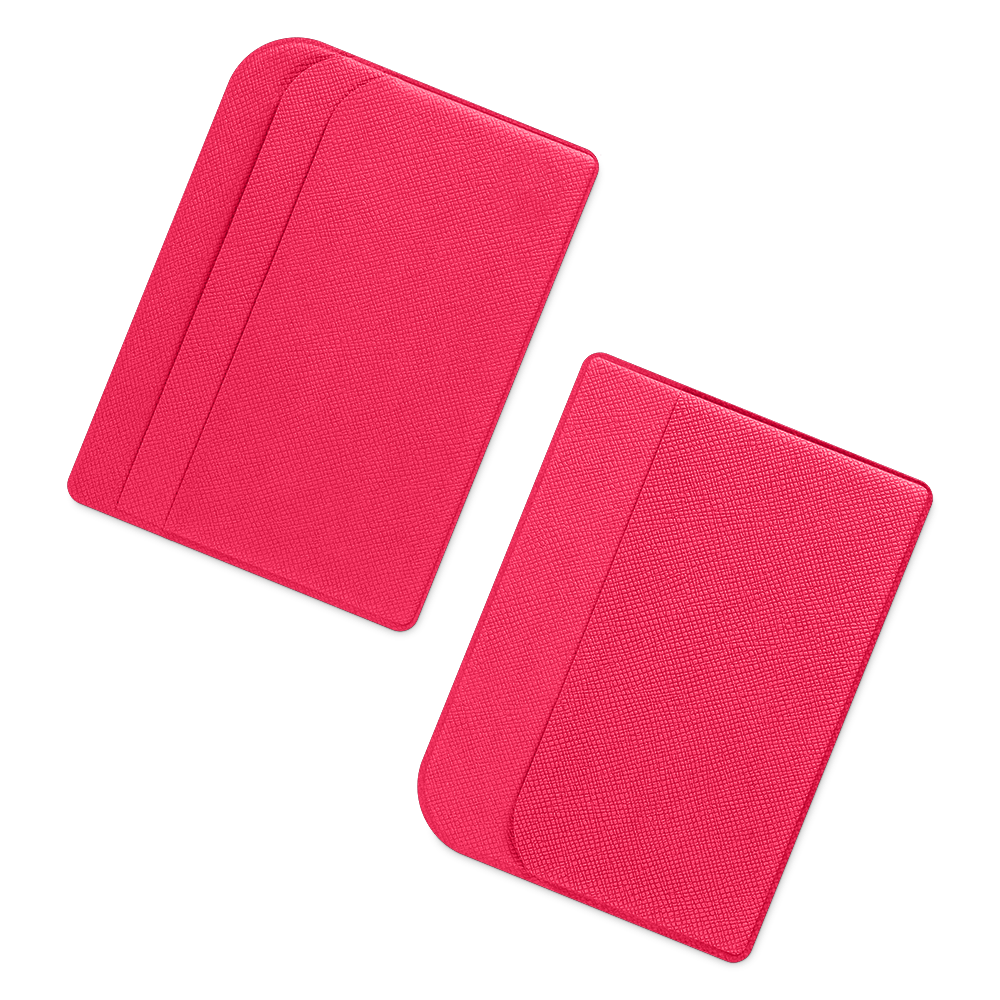 Футляр для пластиковых карт ярко-розовый