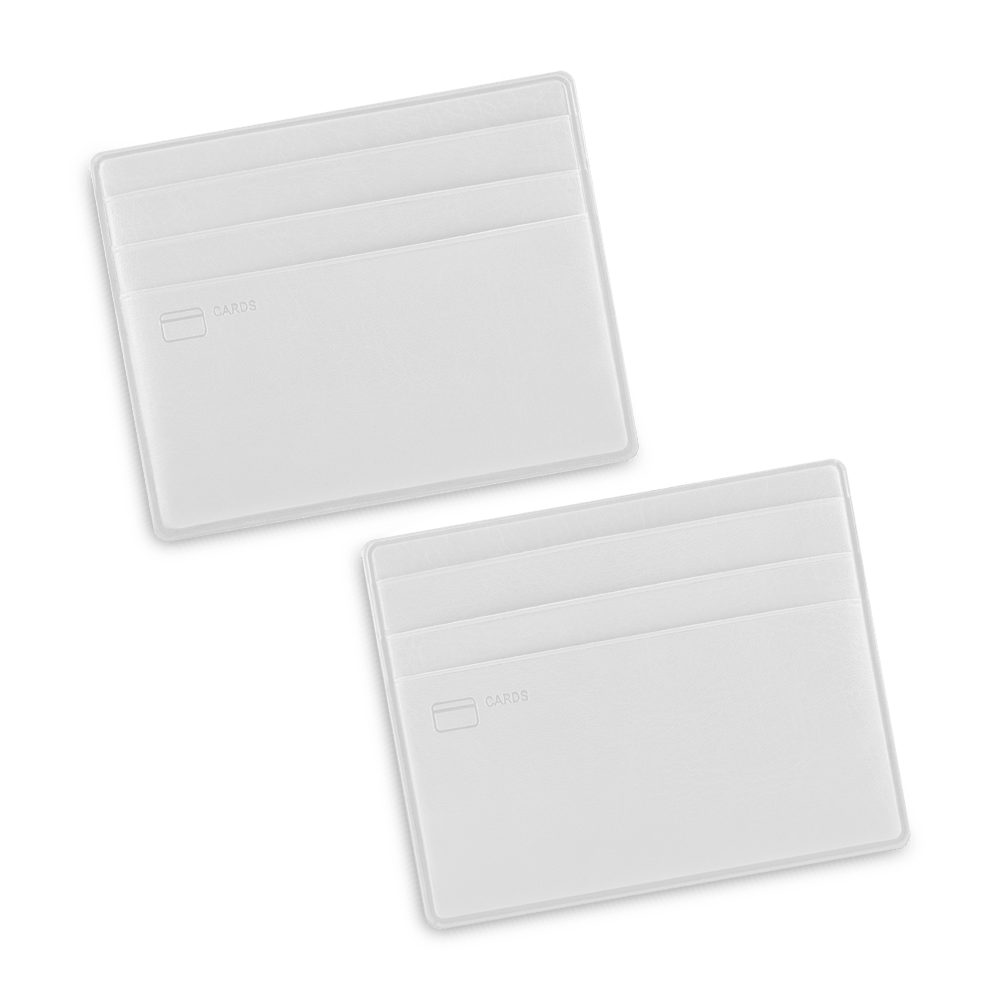 Картхолдер для денег и шести пластиковых карт CLASSIC белый